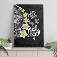 Hawaiian Plumeria Turtles Canvas Wall Art Polynesian Art Tattoo LT03 - Polynesian Pride