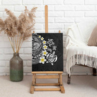 Hawaiian Plumeria Turtles Canvas Wall Art Polynesian Art Tattoo LT03 - Polynesian Pride