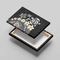 Hawaiian Plumeria Turtles Canvas Wall Art Polynesian Art Tattoo LT03 - Polynesian Pride