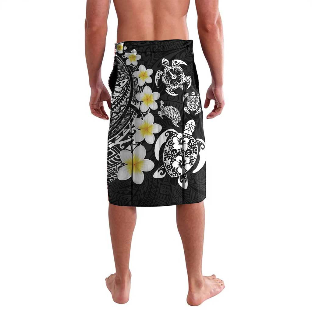 Hawaiian Plumeria Turtles Lavalava Polynesian Art Tattoo LT03 - Polynesian Pride