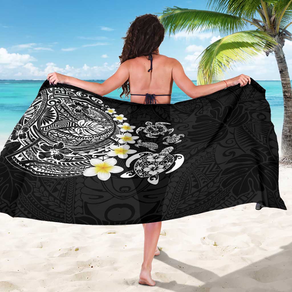 Hawaiian Plumeria Turtles Sarong Polynesian Art Tattoo LT03 - Polynesian Pride