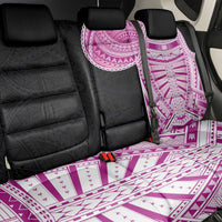 Samoan Art Tattoo Polynesian Pattern Back Car Seat Cover Pink Out Color LT03 - Polynesian Pride