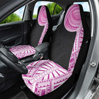 Samoan Art Tattoo Polynesian Pattern Car Seat Cover Pink Out Color LT03 - Polynesian Pride