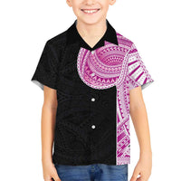 Samoan Art Tattoo Polynesian Pattern Hawaiian Shirt Pink Out Color LT03 - Polynesian Pride