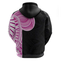 Samoan Art Tattoo Polynesian Pattern Hoodie Pink Out Color LT03 - Polynesian Pride