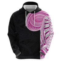 Samoan Art Tattoo Polynesian Pattern Hoodie Pink Out Color LT03 - Polynesian Pride