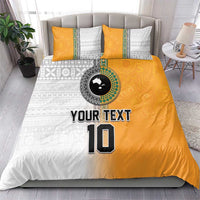Custom Fiji and Australia Rugby Bedding Set Aboriginal and Fijian Masi Pattern LT03 - Polynesian Pride