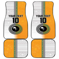 Custom Fiji and Australia Rugby Car Mats Aboriginal and Fijian Masi Pattern LT03 - Polynesian Pride