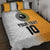 Custom Fiji and Australia Rugby Quilt Bed Set Aboriginal and Fijian Masi Pattern