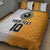 Custom Fiji and Australia Rugby Quilt Bed Set Aboriginal and Fijian Masi Pattern