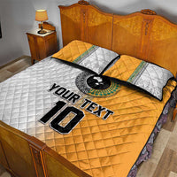 Custom Fiji and Australia Rugby Quilt Bed Set Aboriginal and Fijian Masi Pattern LT03 - Polynesian Pride