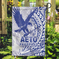 American Samoa Pago Pago Aeto Garden Flag Wingstyle Blue-White Color LT03 Garden Flag White - Polynesian Pride