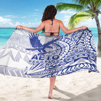 American Samoa Pago Pago Aeto Sarong Wingstyle Blue-White Color LT03 - Polynesian Pride