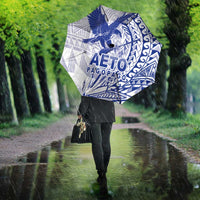 American Samoa Pago Pago Aeto Umbrella Wingstyle Blue-White Color LT03 - Polynesian Pride