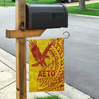 American Samoa Pago Pago Aeto Garden Flag Wingstyle Red-Gold Color LT03 - Polynesian Pride