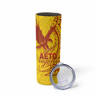 American Samoa Pago Pago Aeto Skinny Tumbler Wingstyle Red-Gold Color LT03 - Polynesian Pride