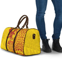 American Samoa Pago Pago Aeto Travel Bag Wingstyle Red-Gold Color LT03 - Polynesian Pride