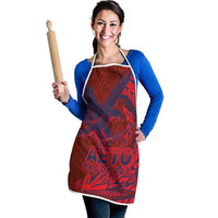 American Samoa Pago Pago Aeto Apron Wingstyle Red-Blue Color LT03 - Polynesian Pride