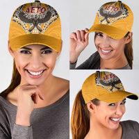 American Samoa Pago Pago Aeto Classic Cap Bald Eagle with Polynesian Art Tattoos LT03 - Polynesian Pride