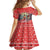 new-zealand-christmas-kid-short-sleeve-dress-santa-catch-the-wave-maori-pattern-retro-style