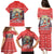 Custom New Zealand Christmas Family Matching Puletasi Dress and Hawaiian Shirt Santa Catch The Wave Maori Pattern Retro Style LT03 - Polynesian Pride