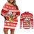 custom-tonga-christmas-couples-matching-off-shoulder-short-dress-and-long-sleeve-button-shirts-the-santa-coat-of-arms-with-ngatu-and-snow-pattern