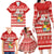 Custom Tonga Christmas Family Matching Long Sleeve Bodycon Dress and Hawaiian Shirt The Santa Coat of Arms with Ngatu and Snow Pattern LT03 - Polynesian Pride