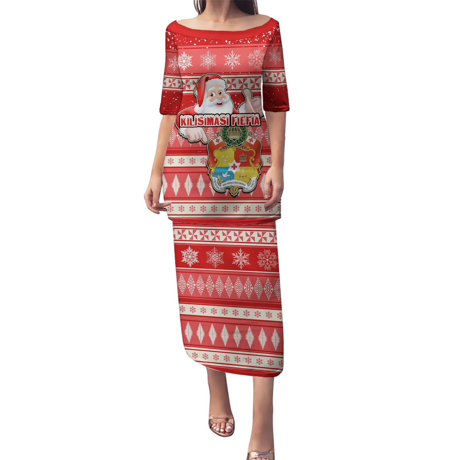 custom-tonga-christmas-puletasi-the-santa-coat-of-arms-with-ngatu-and-snow-pattern