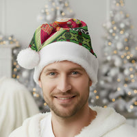 Hawaii Watermelon Mele Kalikimaka Christmas Santa Hat Tribal Pacific Pattern with Tropical Funny Santa Claus LT03 - Polynesian Pride