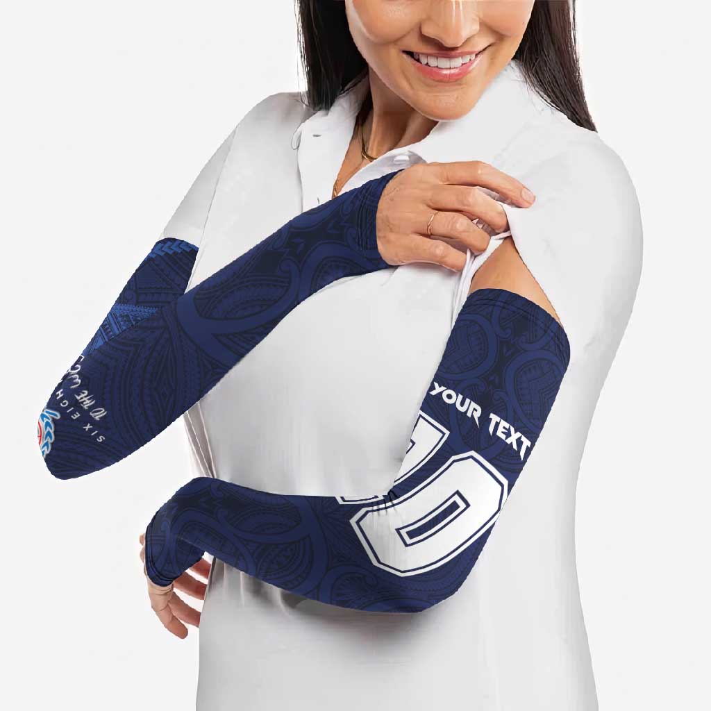 Custom Rugby Toa Samoa Arm Sleeves Champions Six Eight Five LT03 - Polynesian Pride