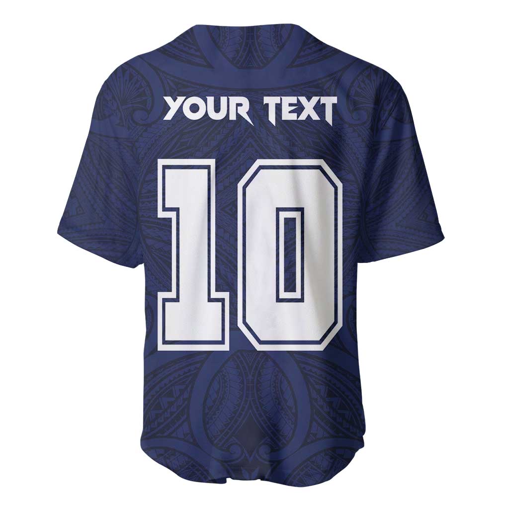 Custom Rugby Toa Samoa Baseball Jersey Champions Six Eight Five LT03 - Polynesian Pride
