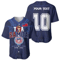 Custom Rugby Toa Samoa Baseball Jersey Champions Six Eight Five LT03 - Polynesian Pride