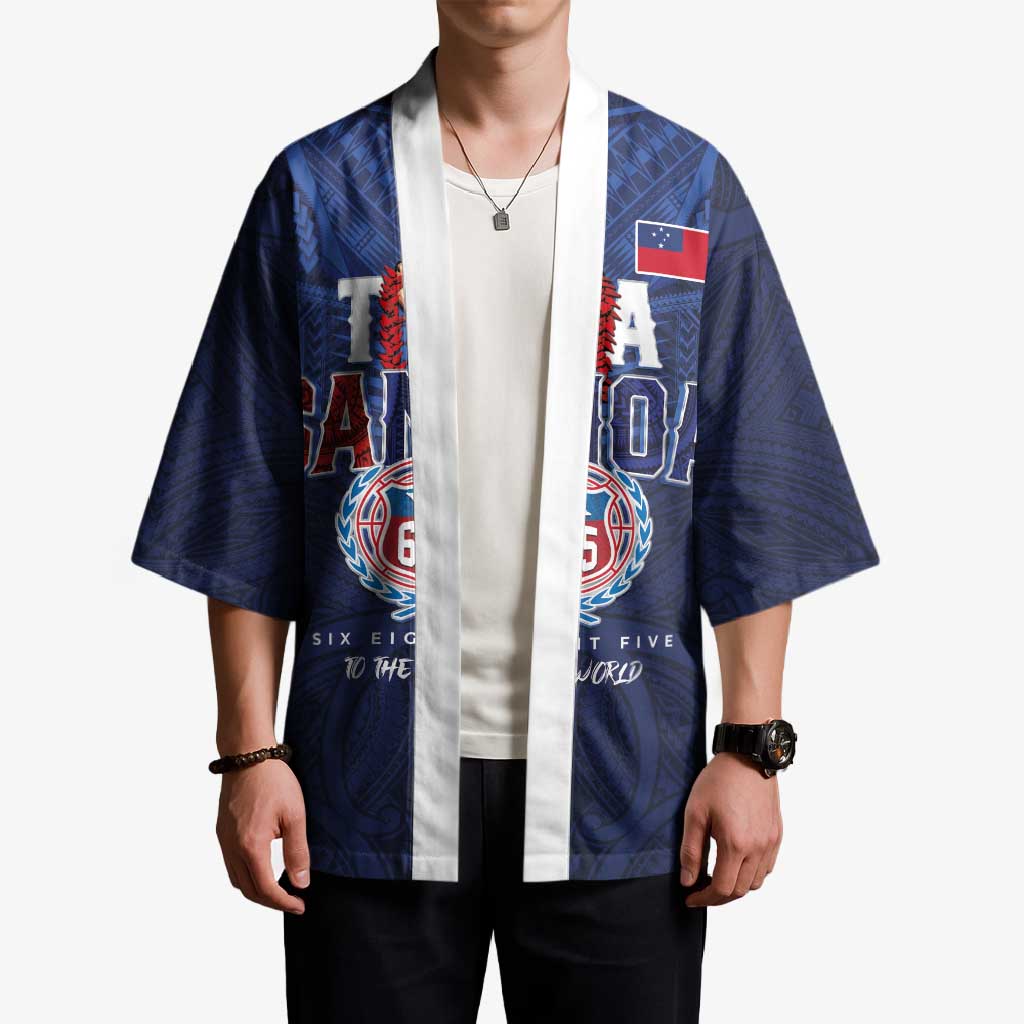 Custom Rugby Toa Samoa Kimono Champions Six Eight Five LT03 - Polynesian Pride