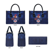 Rugby Toa Samoa Leather Bag Champions Six Eight Five LT03 - Polynesian Pride
