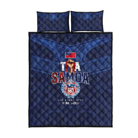 Rugby Toa Samoa Quilt Bed Set Champions Six Eight Five LT03 - Polynesian Pride