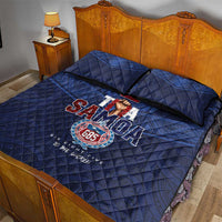 Rugby Toa Samoa Quilt Bed Set Champions Six Eight Five LT03 - Polynesian Pride