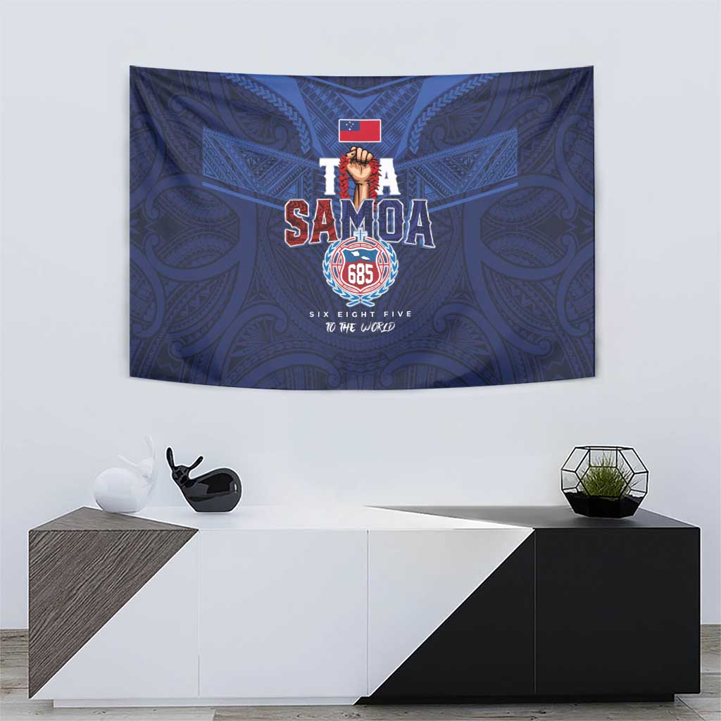 Rugby Toa Samoa Tapestry Champions Six Eight Five LT03 - Polynesian Pride