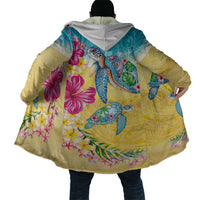 Hawaiian Tropical Plants Turtles Cloak Watercolor Style LT03 - Polynesian Pride