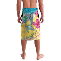 Hawaiian Tropical Plants Turtles Lavalava Watercolor Style LT03 - Polynesian Pride