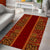 Hawaii Style Hibiscus and Tribal Element Fabric Patchwork Area Rug LT03 - Polynesian Pride