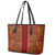 Hawaii Style Hibiscus and Tribal Element Fabric Patchwork Leather Tote Bag LT03 - Polynesian Pride