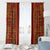 Hawaii Style Hibiscus and Tribal Element Fabric Patchwork Window Curtain LT03 - Polynesian Pride