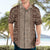 Hawaii Style Hibiscus and Tribal Element Fabric Patchwork Hawaiian Shirt Beige Version LT03 - Polynesian Pride