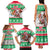 Hawaii Mele Kalikimaka Family Matching Tank Maxi Dress and Hawaiian Shirt Aloha Santa and Palm Tree Mix Kakau Pattern LT03 - Polynesian Pride