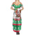 Custom Hawaii Mele Kalikimaka Family Matching Summer Maxi Dress and Hawaiian Shirt Aloha Santa and Palm Tree Mix Kakau Pattern LT03 - Polynesian Pride