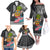 Hawaii Pineapple Surfing With Kakau Tribal Family Matching Off Shoulder Long Sleeve Dress and Hawaiian Shirt LT03 - Polynesian Pride