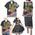 Hawaii Pineapple Surfing With Kakau Tribal Family Matching Puletasi Dress and Hawaiian Shirt LT03 - Polynesian Pride