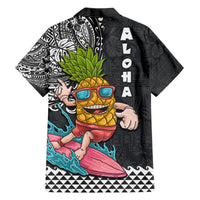 Hawaii Pineapple Surfing With Kakau Tribal Hawaiian Shirt LT03 - Polynesian Pride