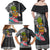 Hawaii Pineapple Surfing Kakau Tribal Personalised Family Matching Off Shoulder Maxi Dress and Hawaiian Shirt LT03 - Polynesian Pride