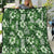 Hawaiian Quilt Pattern Quilt Hibiscus and Tribal Element Vintage Green Vibe LT03 Green - Polynesian Pride